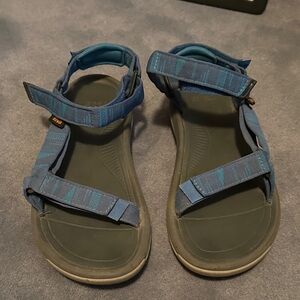 Teva Blue and Gray Sandals